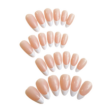 Almond French White - Press-On Nails (24PCS), Press-On Nails, Irresistible Cosmetics, Irresistible Cosmetics