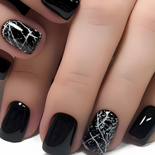 Black Marble - Press-On Nails (24PCS)