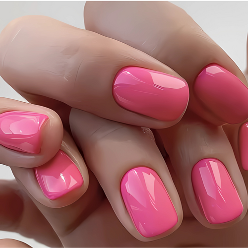 Hot Pink -  Press-On Nails (24PCS)