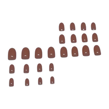 Milky Brown - Press-On Nails (24PCS)