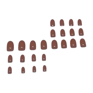 Milky Brown - Press-On Nails (24PCS)