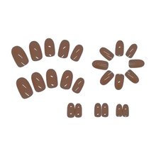 Milky Brown - Press-On Nails (24PCS)