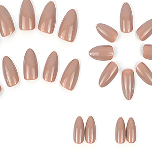Nude Almond Shaped - Press-On Nails (24PCS)
