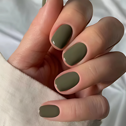 Olive Green - Press-On Nails (24PCS)