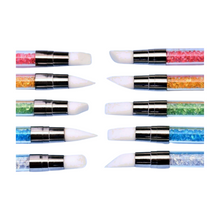 Dual Tipped Silicone Nail Art Tools - 5 pcs